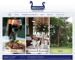 drugans, drugans castle mound, the blu group, website design, advertising, marketing, web design