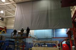 gI 88493 IMG 0165 U.S. installation of smoke and fire smoke curtains at Underwriters Laboratory Test Facility
