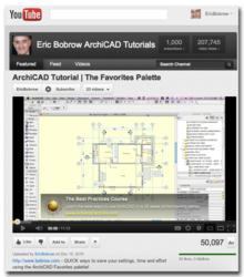 Archicad Tutorials Youtube Channel By Archicad Guru Eric Bobrow Reaches