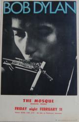 Bob Dylan 1966 Richmond Mosque Concert Poster