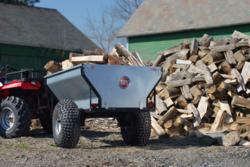 DR Power Versa Trailer Half Ton Utility Trailer Hauling Split Wood