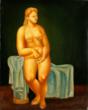 Mario Carreno, Cuban (1913-1999) Abstract of a Seated Woman