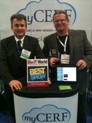 CERF iPad app Best of Show at Bio-IT World