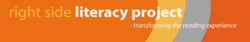 right side literacy project logo