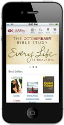 Screenshot of LifeWay.com on a mobile device