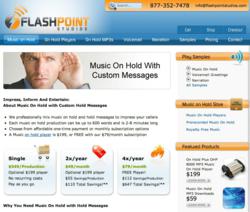 Flashpoint Studios music on hold website