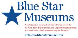 Blue Star Museums logo