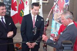 Athletes showcase sport to prince