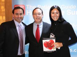 Dr. Kevin Accola with Adam Pick and Monica Cohen (Heart Valve Summit)