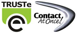 Contact At Once! TRUSTe certified dealer chat