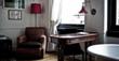 Reproduction of an Antique Writing Desk Featured in NoMad Hotel Suite