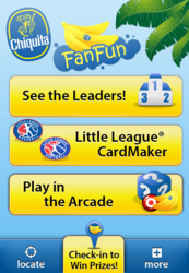 Chiquita's FanFun Mobile App Powered with AppWidgets by FunMobility