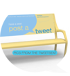 Traveling Park Bench Encourages Passersby To Tweet