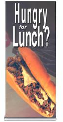 Retail Store Banner Stand Signs For In Store Marketing