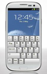 Samsaung Galaxy S3 with MaxiKeys