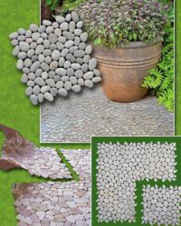 Outwater’s Interlocking Genuine Stone and 304 Grade Stainless Steel Metal Tiles