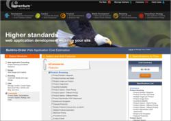 Comentum online Web Application Cost Estimator