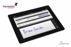 The Formworks app for iPad from Digital Field Solutions. '