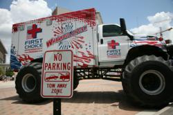 The Whambulance Monster Truck Ambulance from First Choice Emergency Room