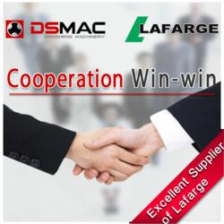 For DSMAC, the long-term cooperation with Lafarge Group is essential for continued success in the cement industry.