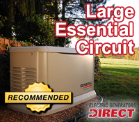 essential circuit generator, standby generator, standby generators