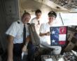 U. S. Flag Made Specially from Citizen Donations by Annin Flagmakers...