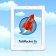 TalkRocket Go's launch screen on iPad.