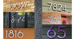 Virtual Home Design on House Numbers For Those With An Appreciation For Contemporary Design