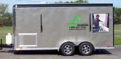 Applegate's top tier foam insulation trailer