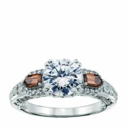 man made diamond, affordable engagement ring, lorian platinum, sale