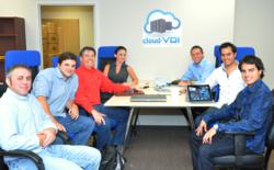 CloudVDI Executives (L-R) Joe Licata, Ryan O'Connor, Channing Applegarth, Lindsey Melendez, Joe Hoffman, Austin Hurst and Zach Hurst at CloudVDI HQ.