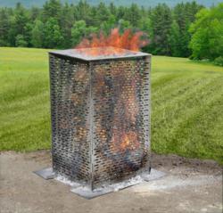 burn barrel incinerator burning barrels garden dr power equipment alternative fire steel outdoor backyard stainless eliminates traditional ww1 yard safe