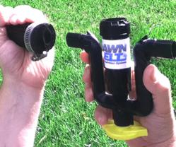 sprinkler system lawn belt easy install diy fitting