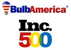 BulbAmerica.com and Inc500 Logos
