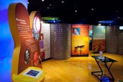 Genome exhibit at Bush Library and Museum