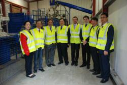 Staff of Online Rock Salt and delegates from China Salt Federation