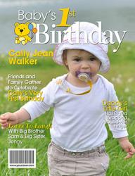 YourCover 1st Birthday Magazine Cover
