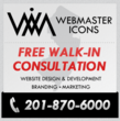 New Jersey Web Design Service, Webmaster Icons, Offers Free Walk-In...