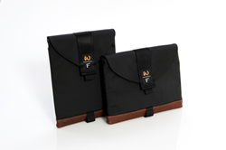 WaterField Designs Laptop SleeveCase in vertical and horizontal with leather trim and optional Flap