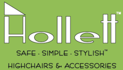 Hollett™ prides itself in offering safe, simple, and stylish high chairs and baby products accessories which “make the dining experience more enjoyable for everyone.” “Everyone” includes the baby or toddler.