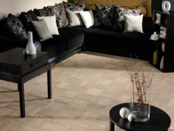 Ash Pearl Grey Uniblock Flooring by Coswick