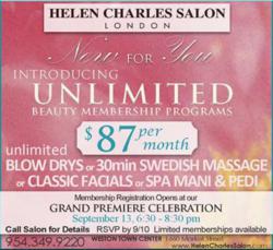 Helen Charles Weston Hair Salon, Renowned Florida Salon, Debuts 'Unlimited  Beauty' Packages for September