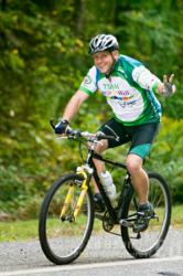 Camp Challenge Ride cyclist Christopher Montross