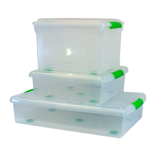 clear plastic storage bins wholesale