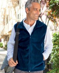 Harriton M985 Men’s Fleece Vest