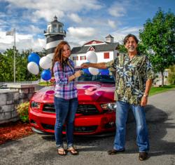We extend our congratulations to Asia Strickland of Edmund, OK. Ms. Strickland is the Grand Prize winner of the 2012 sweepstakes and a proud new owner of a 2013 Ford Mustang.