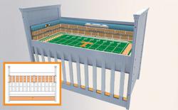 Stadium Cribs College Baby Bedding Launches A New Website From