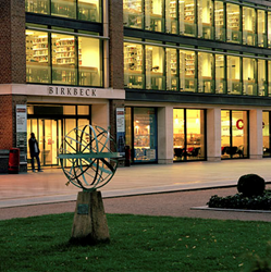 Birkbeck's main building at night