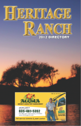Cover of the Heritage Ranch Directory by Access Publishing of Paso Robles, CA