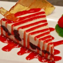 Earth Cafe's mouth-watering raw, vegan, gluten-free Cherry Dream cheesecake